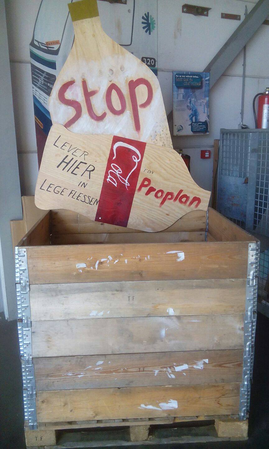 Lege Flessen actie Gouderak