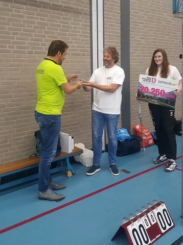 cheque voor daan theeuwes centrum
